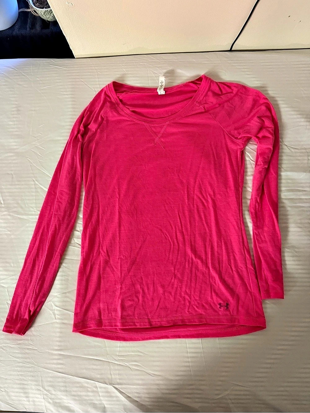 Under Armour Allseasongear Long Sleeve Shirt Pink Small